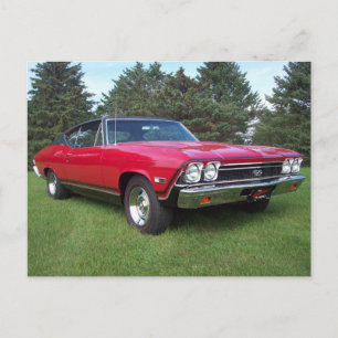 68' Chevy Chevelle SS Postkarte