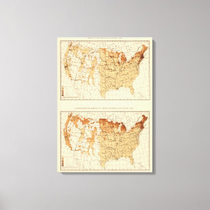 68 Eingeborene Kanada 1900 Leinwanddruck