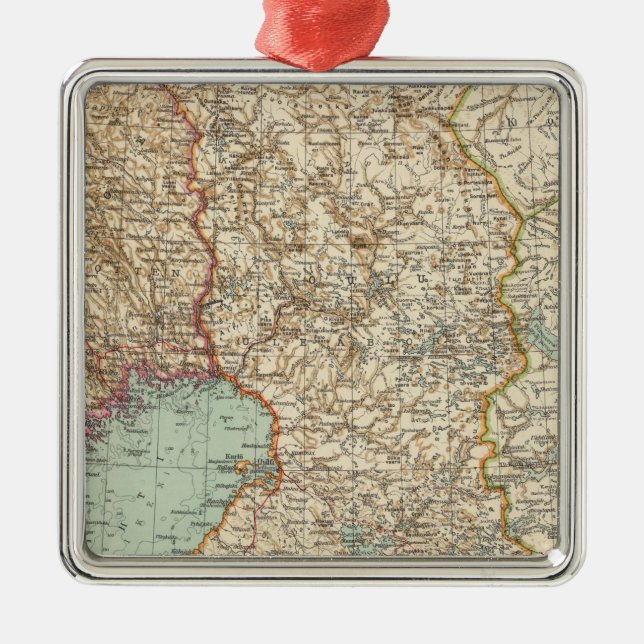 68 Finnland Silbernes Ornament (Vorne)