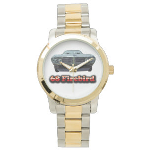 68 Firebird Gold-und Silber-Ton-Uhr Armbanduhr