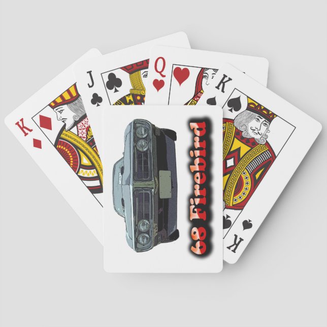 '68 Firebird Playing Cards Spielkarten (Rückseite)