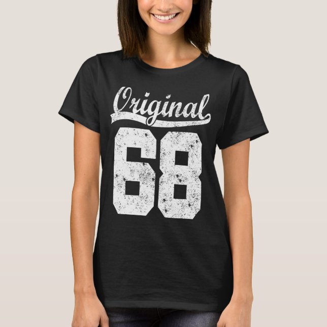 68 geborene Schenkung T-Shirt (Vorderseite)