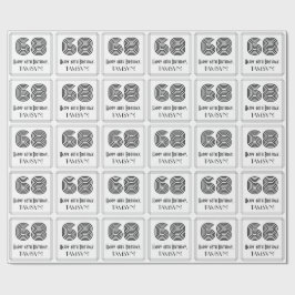 68. Geburtstag: Art Deco Inspiriert Stil "68" + Na Geschenkpapier