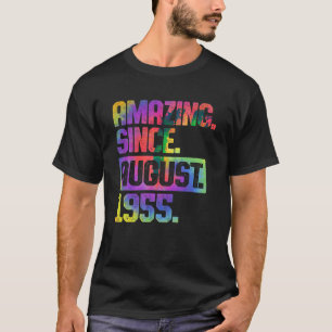68. Geburtstag Gefärbte Krawatte Phantastisch seit T-Shirt