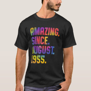 68. Geburtstag Gefärbte Krawatte Phantastisch seit T-Shirt