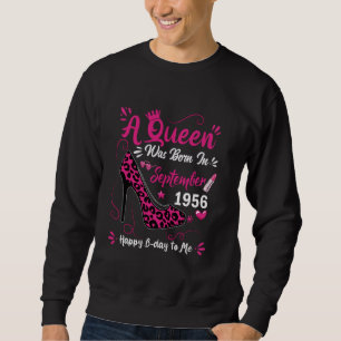 68. Geburtstag High Heel Eine Königin war im Septe Sweatshirt