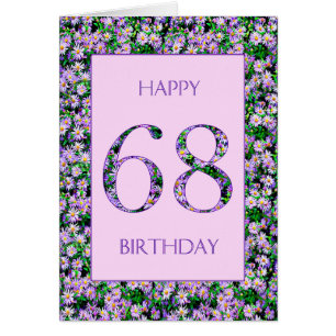 68. Geburtstag Lila Tageszeitung