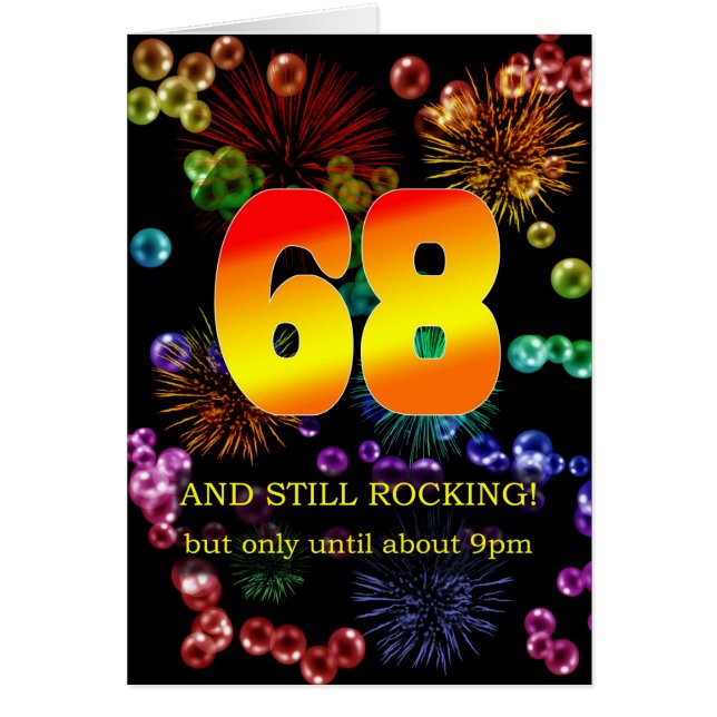 68. Geburtstag noch rocken (Vorne)