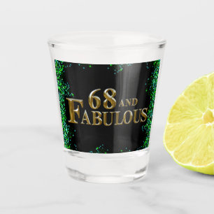 68. Geburtstag Schnapsglas