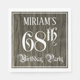 68. Geburtstagsparty - Extravagantes Drehbuch, Imi Serviette