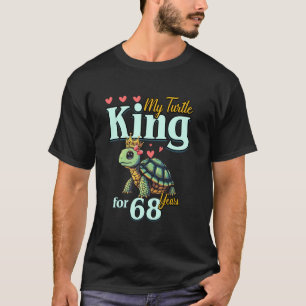 68. Hochzeitstag Paare Mein Schildkrötenkönig Fo T-Shirt