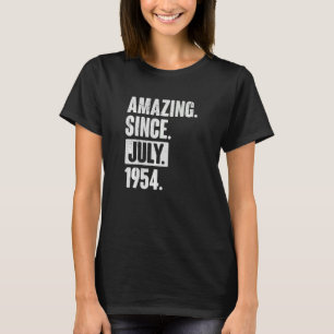 68 Jahre alt 68. Geburtstag Phantastisch seit Juli T-Shirt