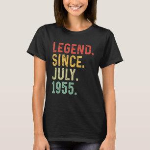 68 Jahre alte Legende seit Juli 1955 68. Geburtsta T-Shirt
