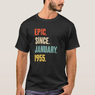 68 Jahre alte Vintage 1955 Geburtstag 68. Dekorati T-Shirt