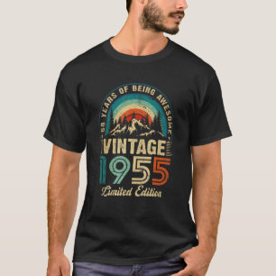 68 Jahre alte Vintage 1955 limitierte Auflage 68. T-Shirt