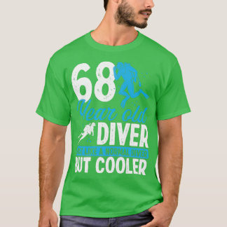 68 Jahre Scuba Diver Schnorchel 68 Geburtstag T-Shirt
