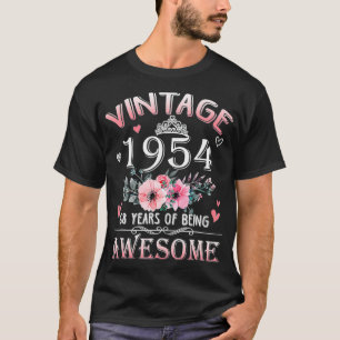68-jährig hergestellt im Vintagen Jahr 1954 68. Ge T-Shirt