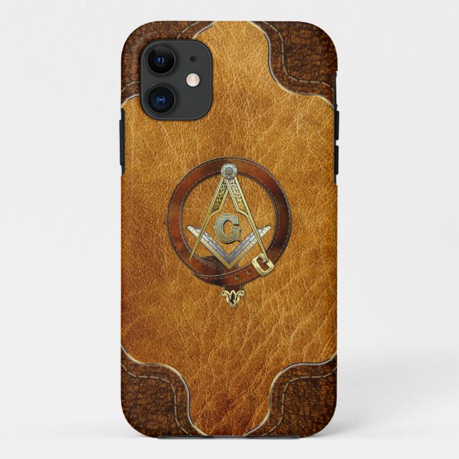 [68] Master Mason, 3. Grad [Lederreath] Case-Mate iPhone Hülle (Rückseite)