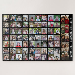 68 Quadratisches Fotocollagen-Raster - Benutzerdef Puzzle