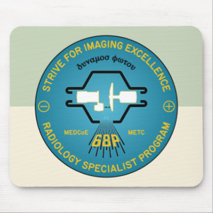 68P Radiologie-Spezialisten-Programm-Emblem Mousepad