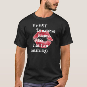 698115_red_lips, JEDES            libanesische     T-Shirt