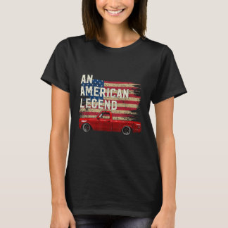 69 1969 1970 70 C10 Lastwagen Amerikanische Flagge T-Shirt