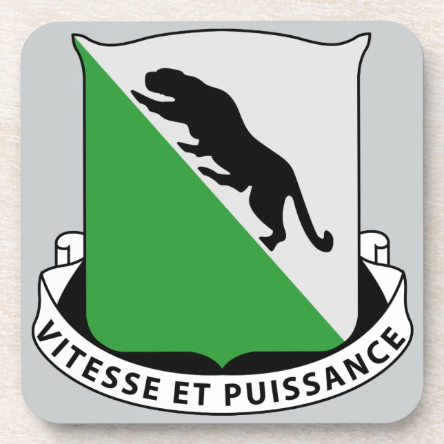 69. Armored Regiment Getränkeuntersetzer (Vorderseite)