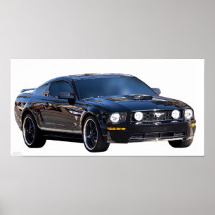 '69 BOSS 429 MUSTANG KAFFEE POSTER