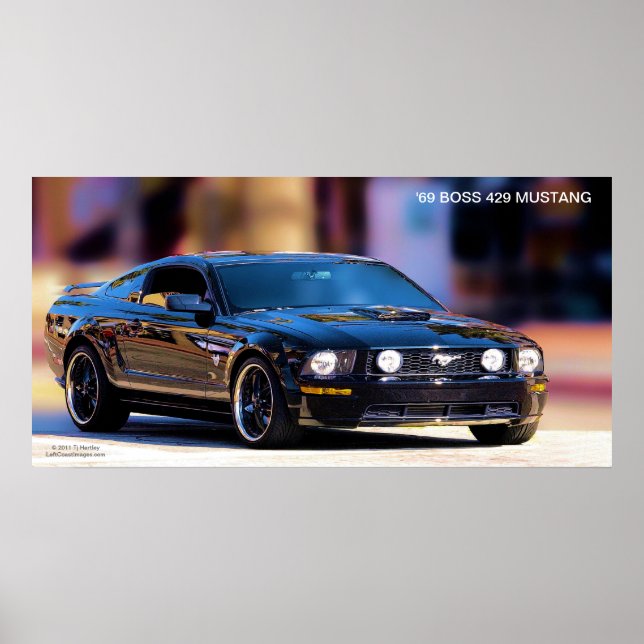 '69 BOSS 429 MUSTANG POSTER (Vorne)