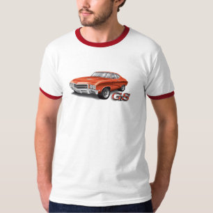 69 Buick GS im Rot auf Wecker-T-Shirt T-Shirt