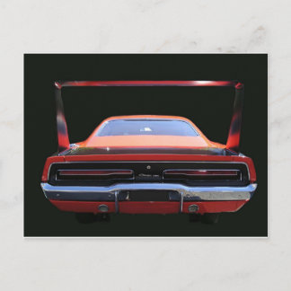 69 CHARGER REAREND POSTKARTE