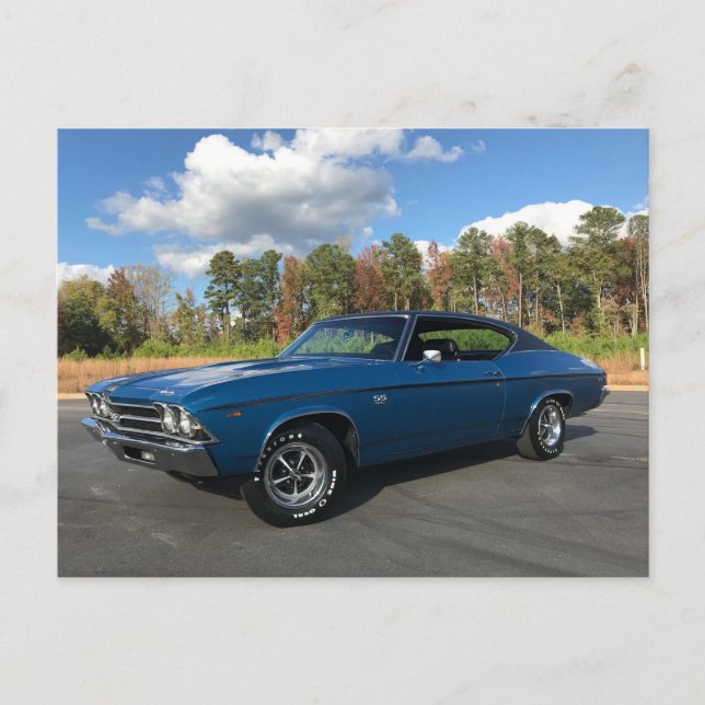69' Chevy Chevelle SS Postkarte (Vorderseite)