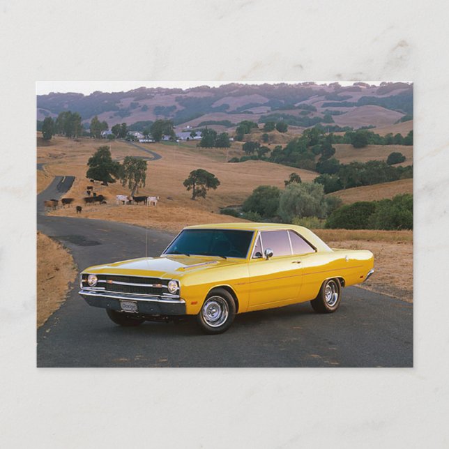 69' Dodge Dart Postkarte (Vorderseite)