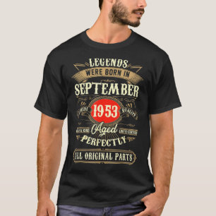 69. Geburtstag 69 Jahre alte Legenden Geboren im S T-Shirt