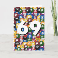 69. Geburtstag Billardkugelsammlung