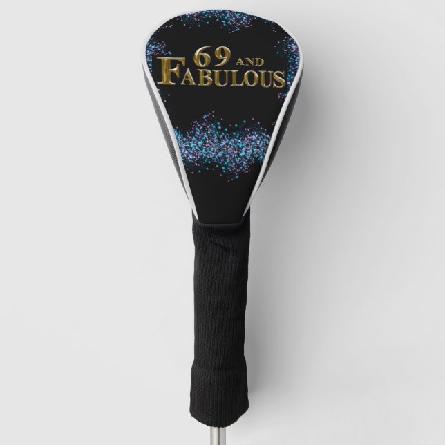 69. Geburtstag Golf Headcover (Vorderseite)