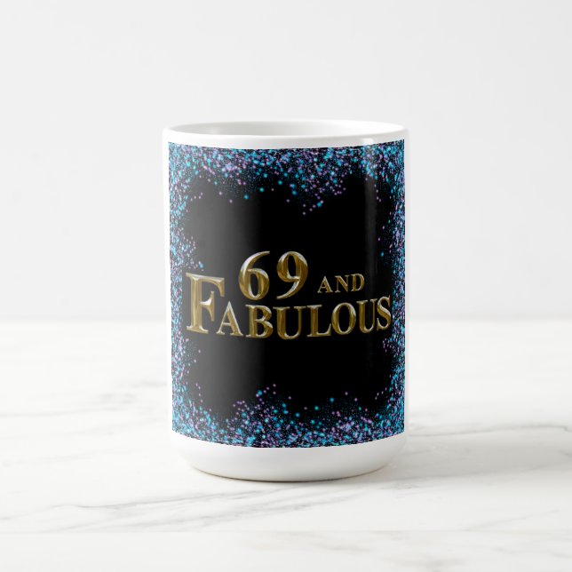 69. Geburtstag Kaffeetasse (Mittel)