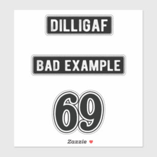 69 Helm Sticker Packs