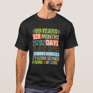 69 Jahre 828 Monate Phantastisch 69. Geburtstag T-Shirt