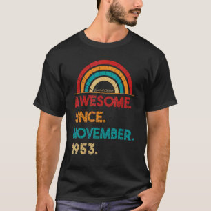69 Jahre alt Phantastisch seit November 1953 69. G T-Shirt