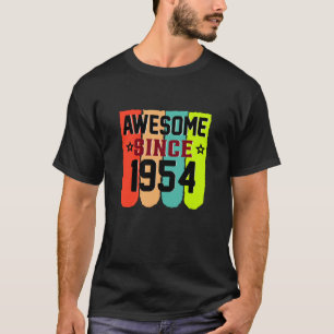 69 Jahre alt Vintag 1954 69. Geburtstag T-Shirt