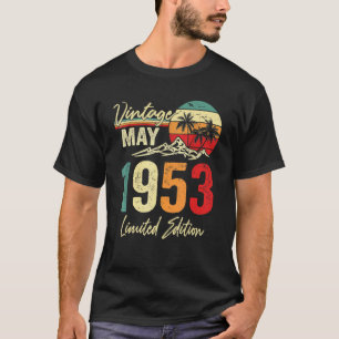 69 Jahre alt Vintag Mai 1953 69. Geburtstag T-Shirt