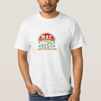 69 Jahre Alte Geschenke Mai 1954 Limited T-Shirt