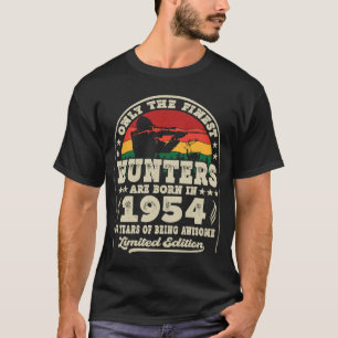 69 Jahre alte Hirschjagdjäger Vintag 1954 69. T-Shirt