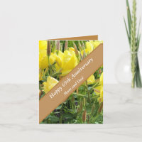 69. Jubiläum Editable Card