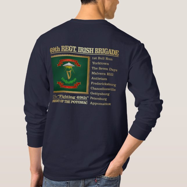 69. Regiment, Irish Brigade (BH) T-Shirt (Rückseite)