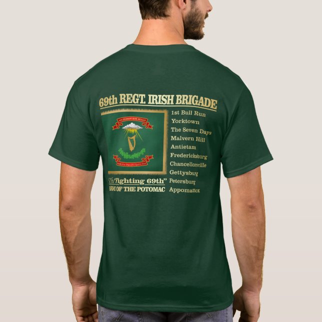 69. Regiment, Irish Brigade (BH) T-Shirt (Rückseite)