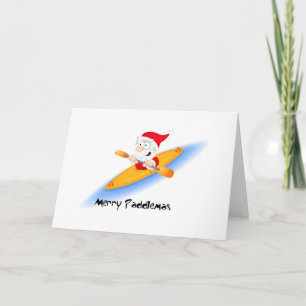 69_santa_paddler feiertagskarte