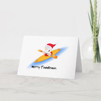 69_santa_paddler feiertagskarte