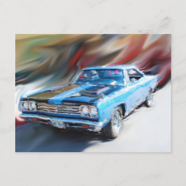 69 Straßenläufer Postkarte (Vorderseite)